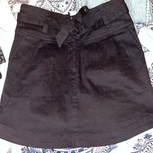 Blacks Mini Skirt with Tie